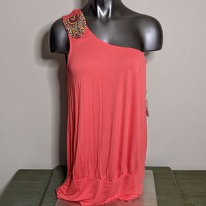Forever 21+ Coral Tunic Top